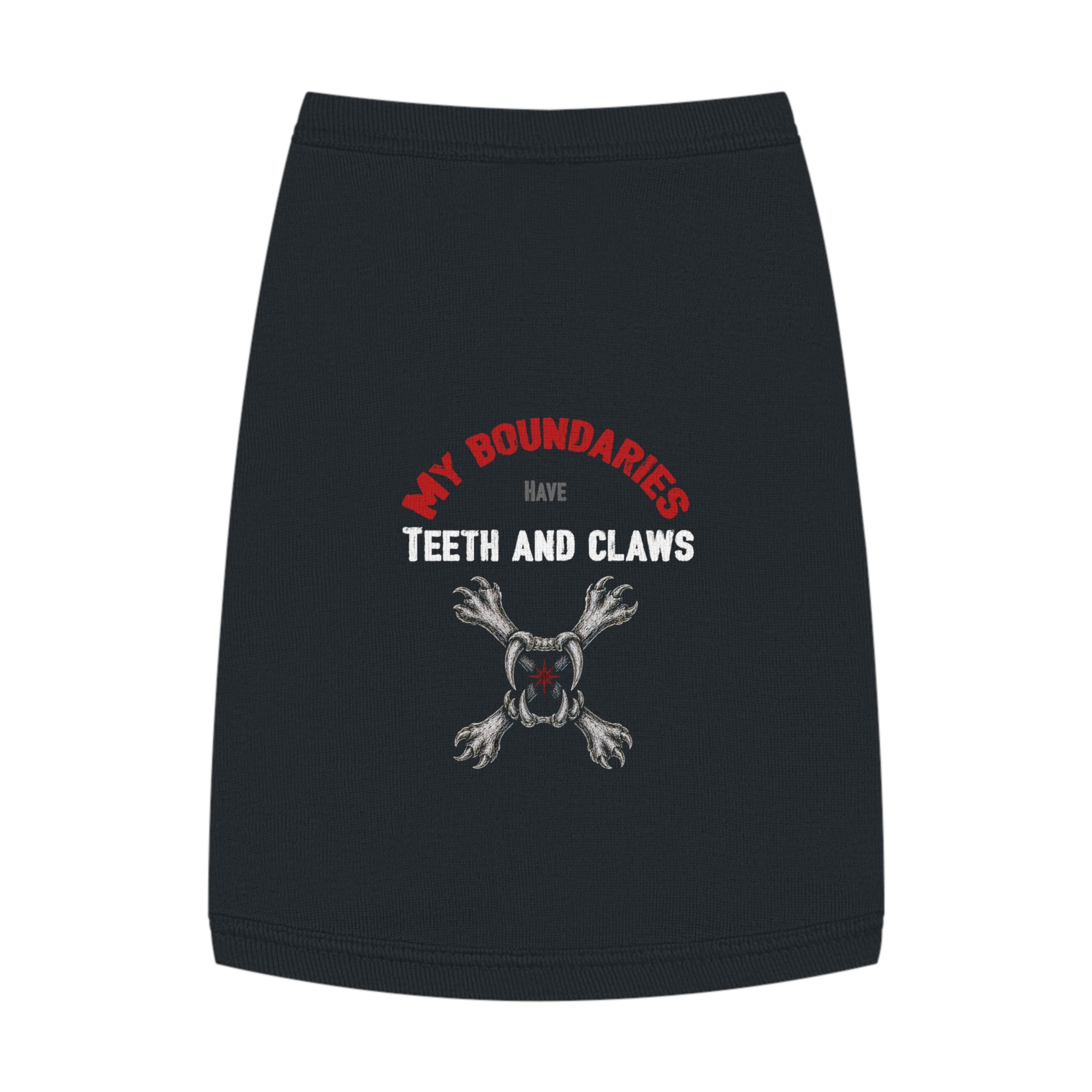 “Boundaries” Pet Tank Top
