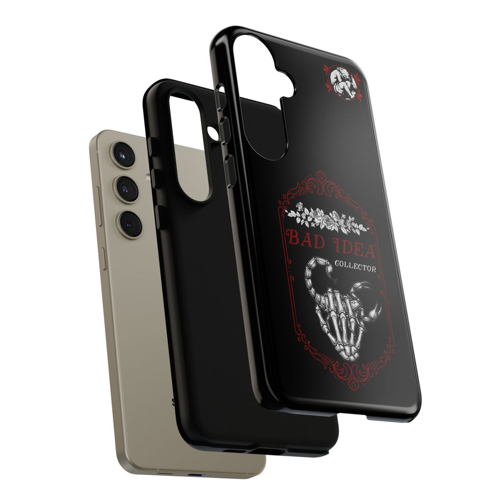 Phone Case — "Bad Idea Collector" Skeleton Heart Protective Case