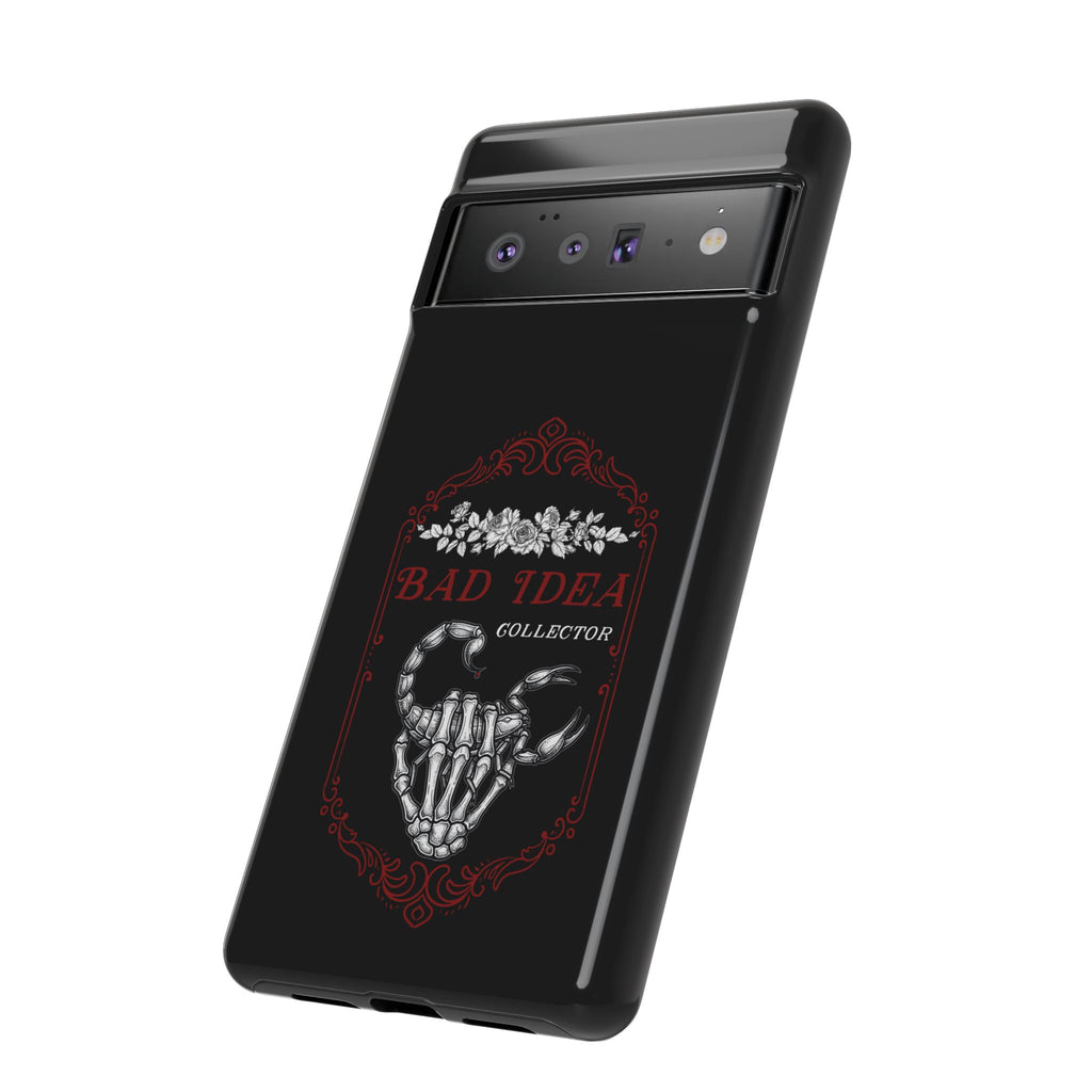 Phone Case — "Bad Idea Collector" Skeleton Heart Protective Case