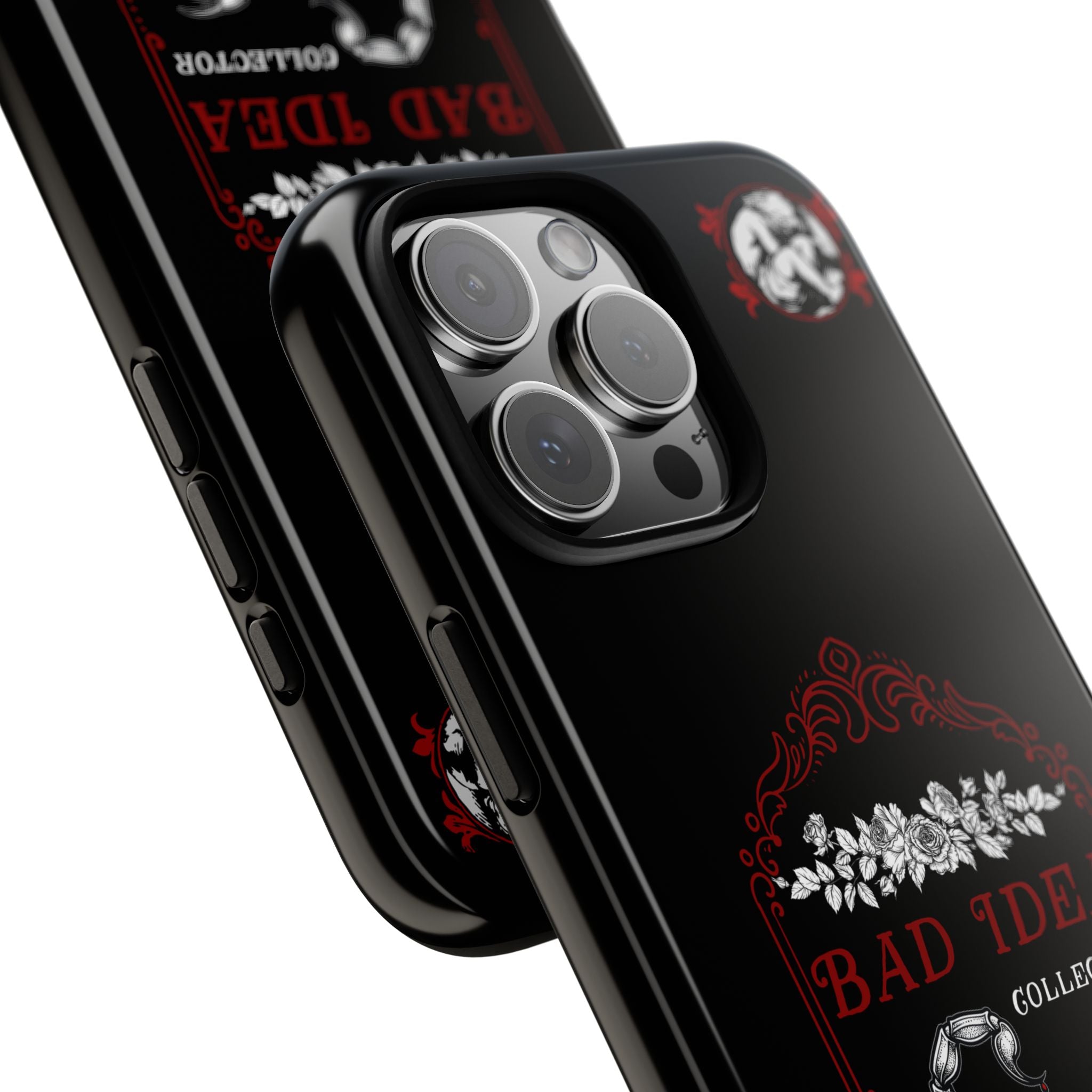 Phone Case — "Bad Idea Collector" Skeleton Heart Protective Case