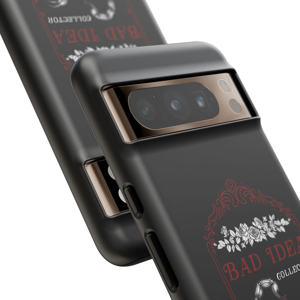 Phone Case — "Bad Idea Collector" Skeleton Heart Protective Case