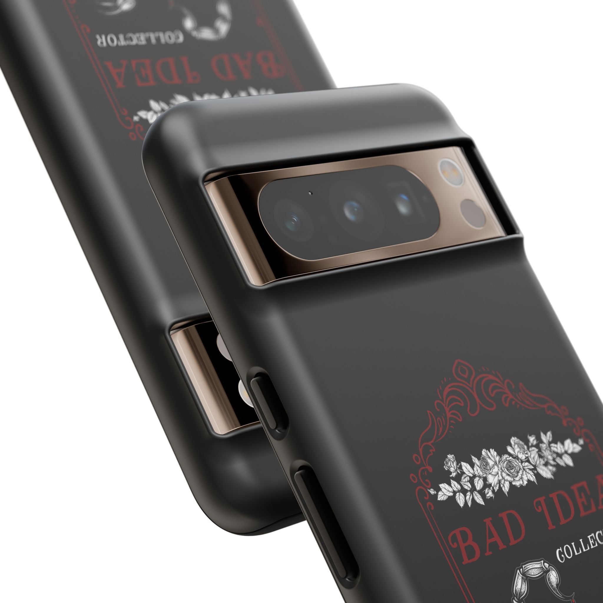 Phone Case — "Bad Idea Collector" Skeleton Heart Protective Case