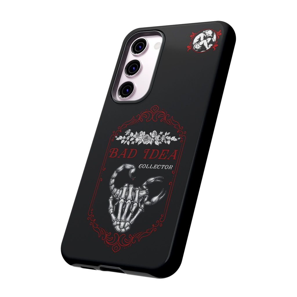Phone Case — "Bad Idea Collector" Skeleton Heart Protective Case