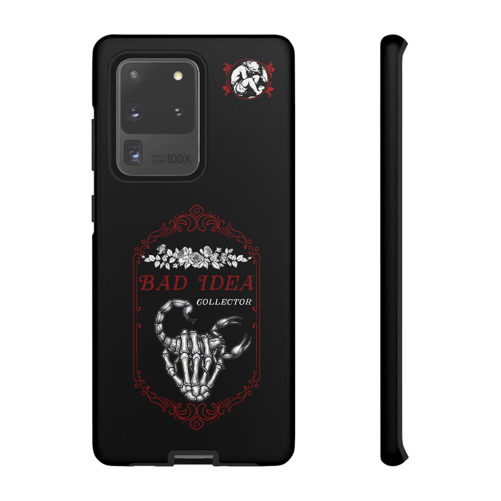 Phone Case — "Bad Idea Collector" Skeleton Heart Protective Case
