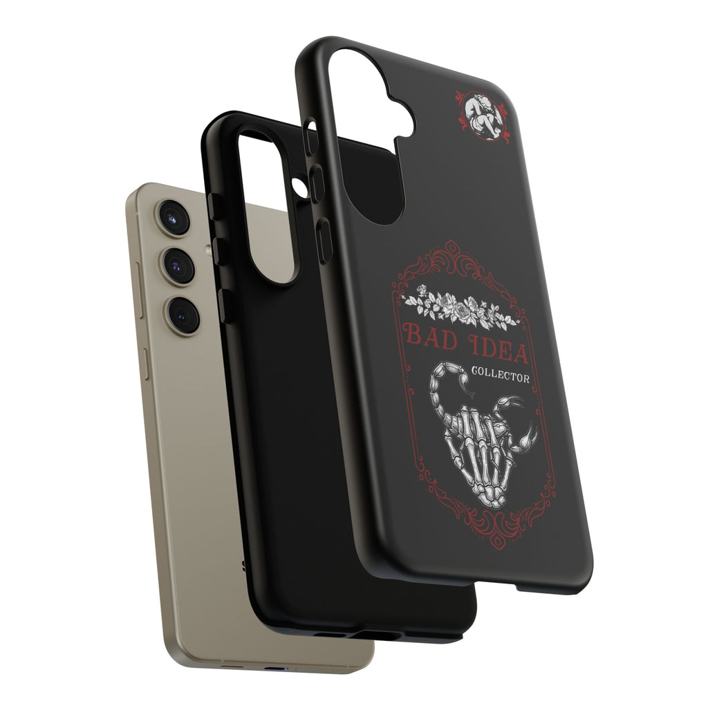 Phone Case — "Bad Idea Collector" Skeleton Heart Protective Case