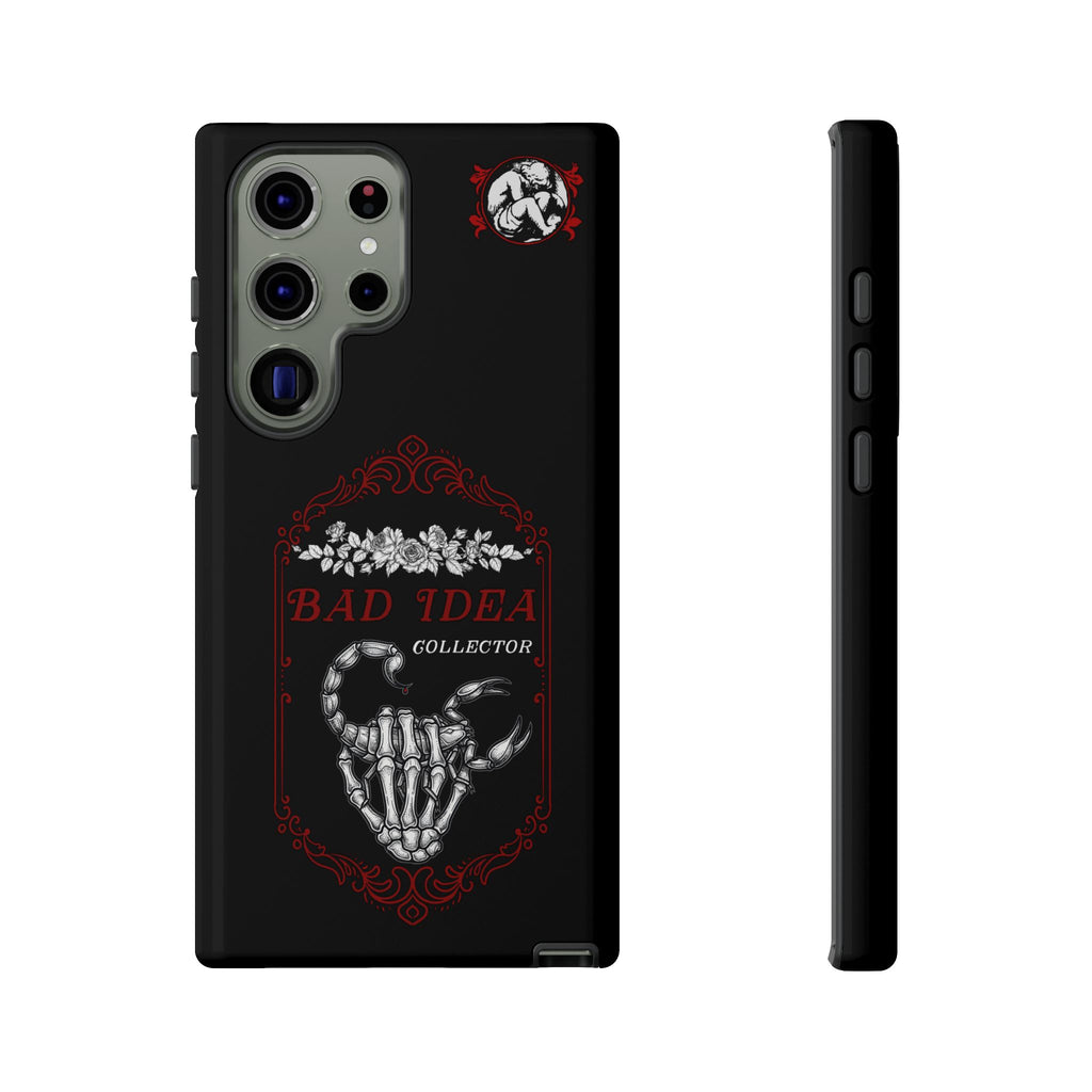 Phone Case — "Bad Idea Collector" Skeleton Heart Protective Case