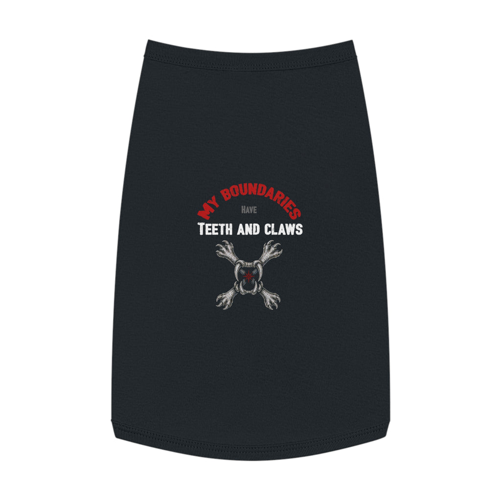 “Boundaries” Pet Tank Top
