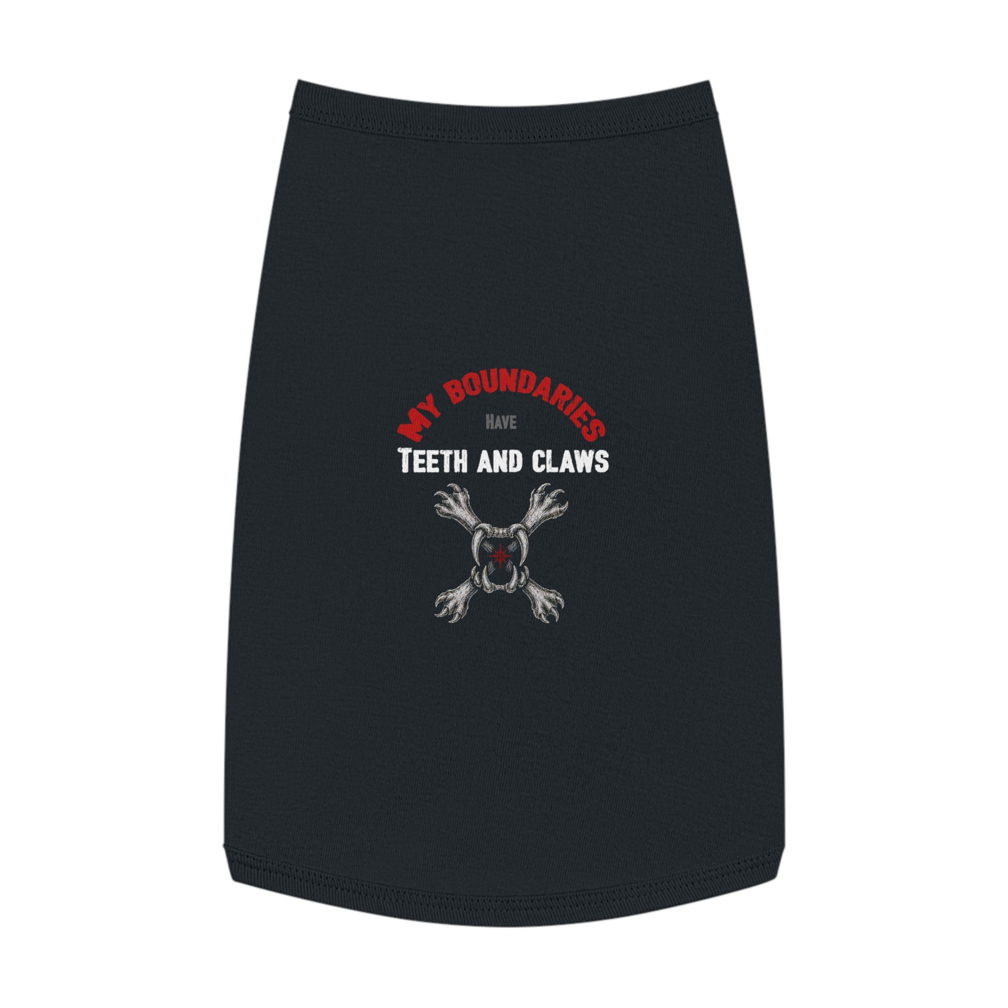 “Boundaries” Pet Tank Top