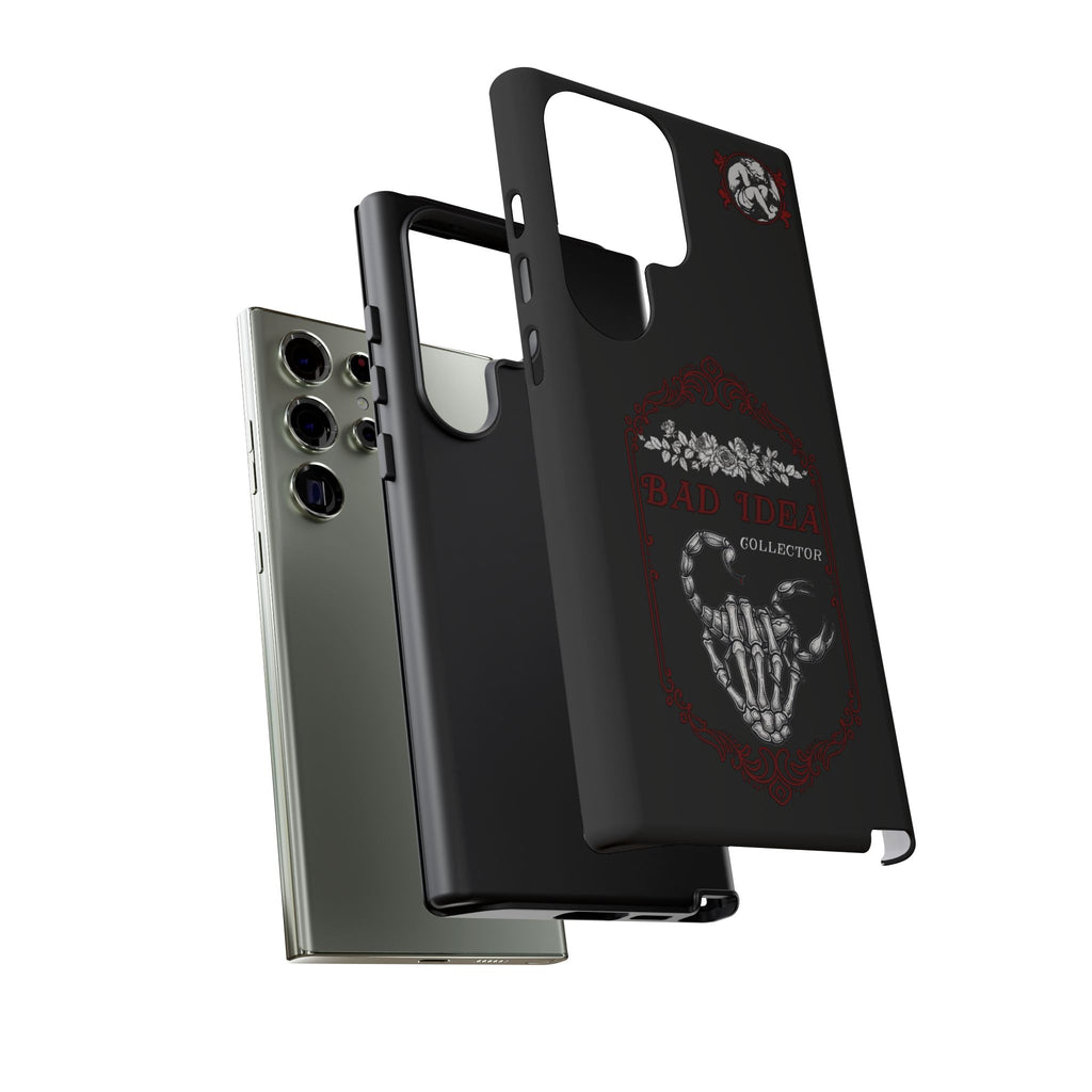 Phone Case — "Bad Idea Collector" Skeleton Heart Protective Case