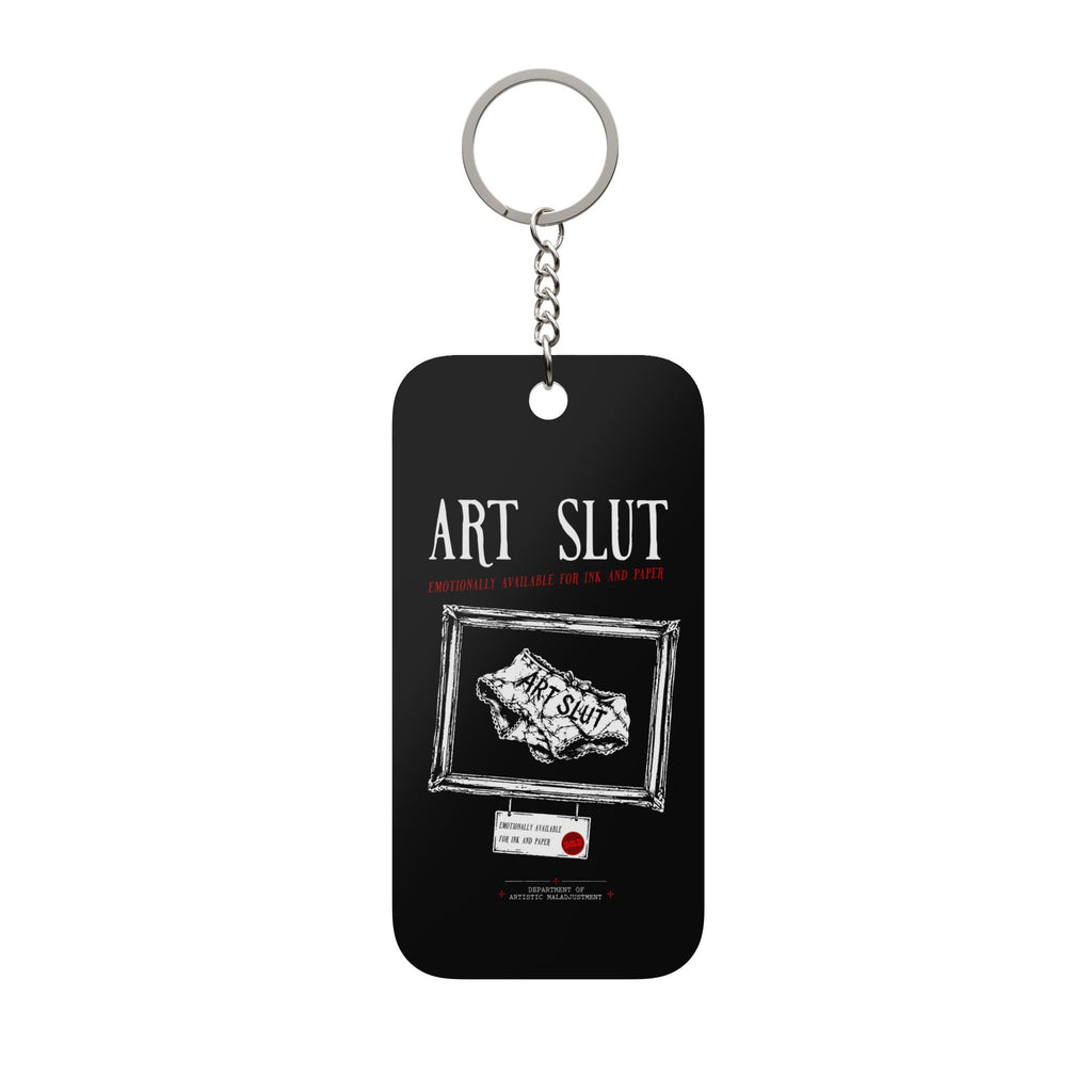 Art Slut acrylic keychain charm from Unimaginative