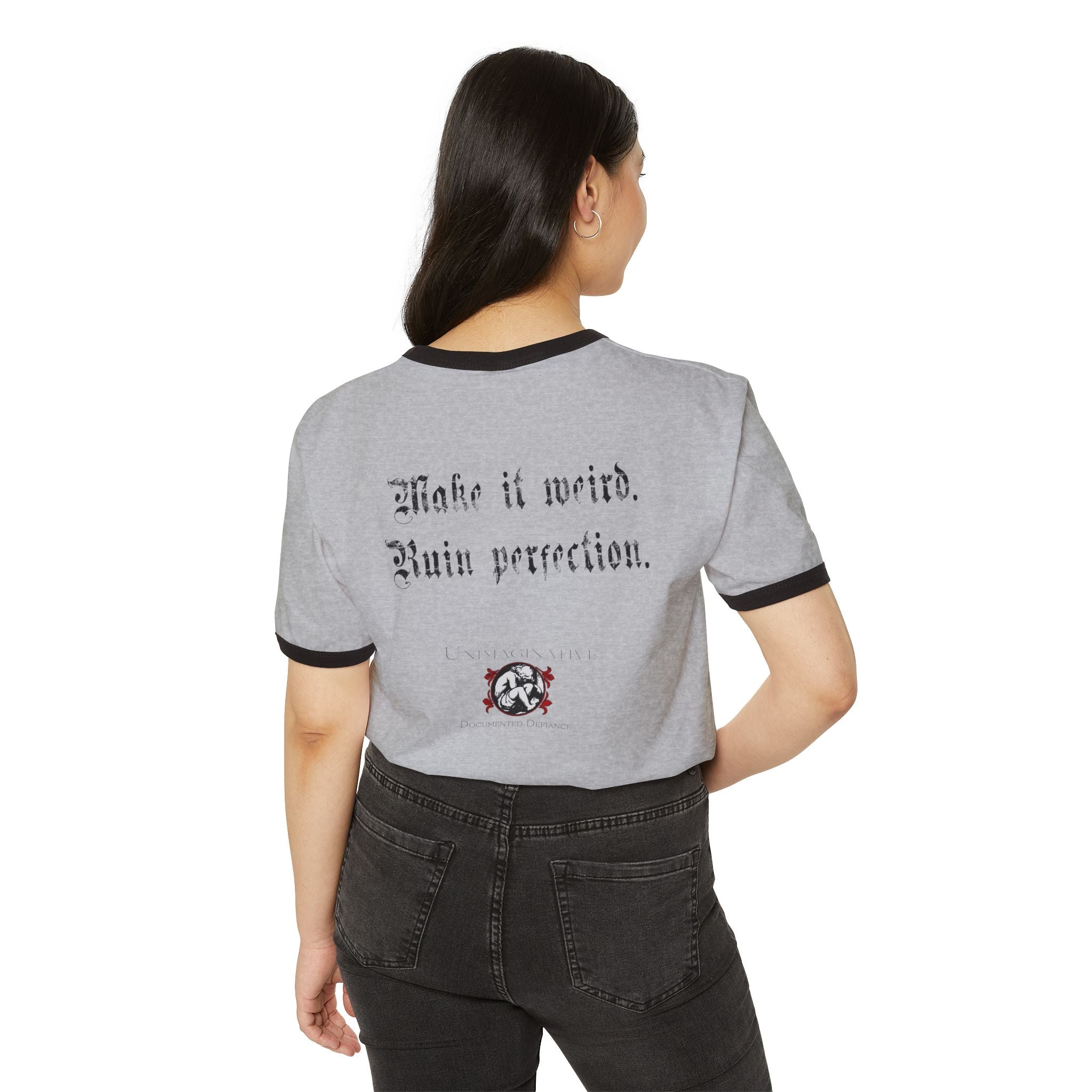 "Art Slut" Ringer T-Shirt — Vintage Graphic Tee for Artists