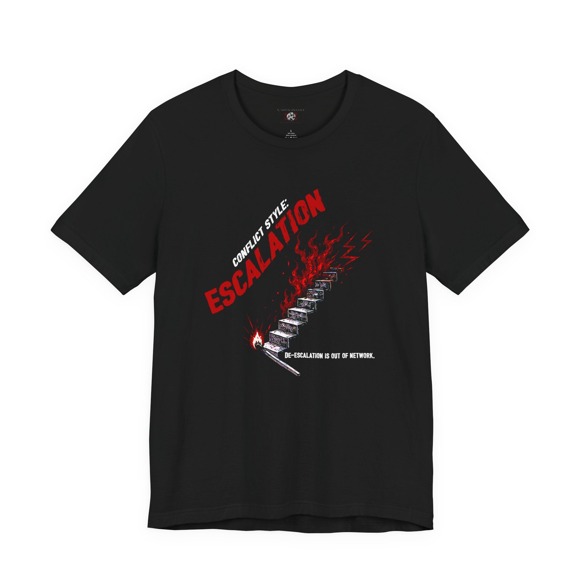 “Escalation” Unisex Jersey Short Sleeve Tee