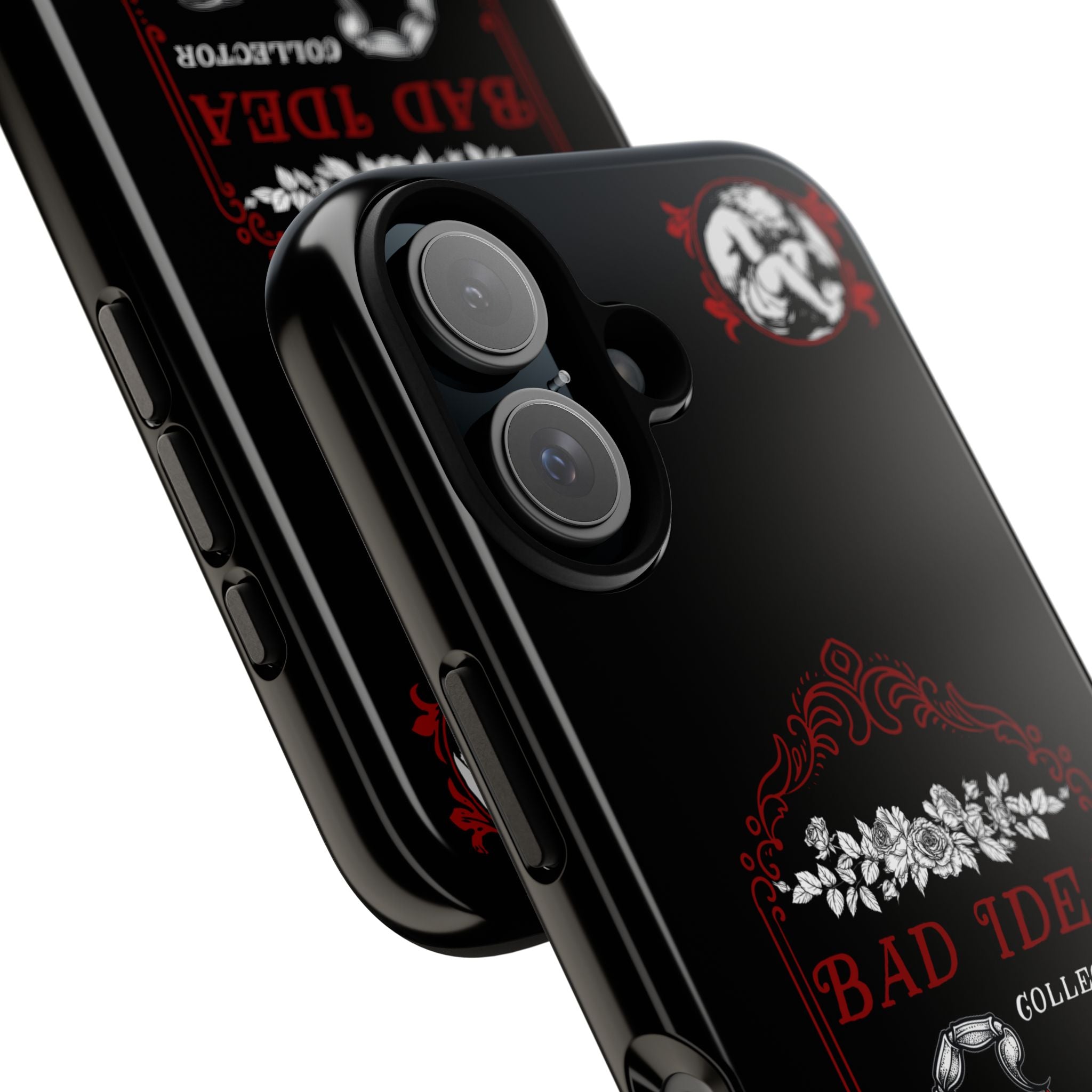 Phone Case — "Bad Idea Collector" Skeleton Heart Protective Case