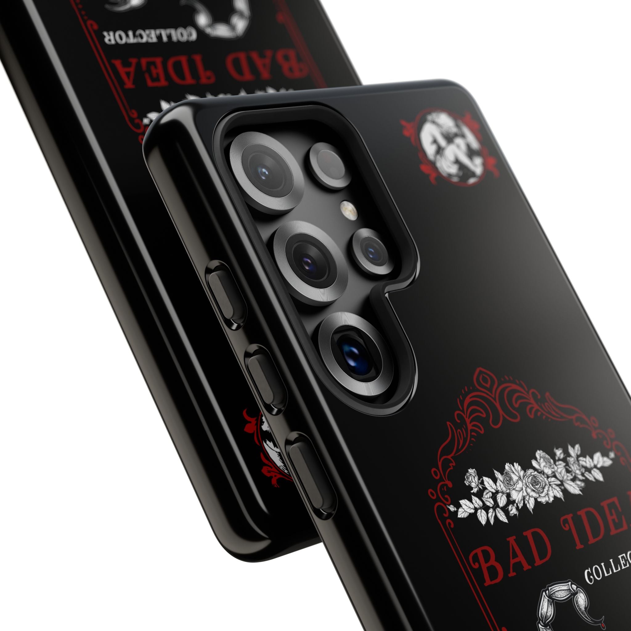 Phone Case — "Bad Idea Collector" Skeleton Heart Protective Case