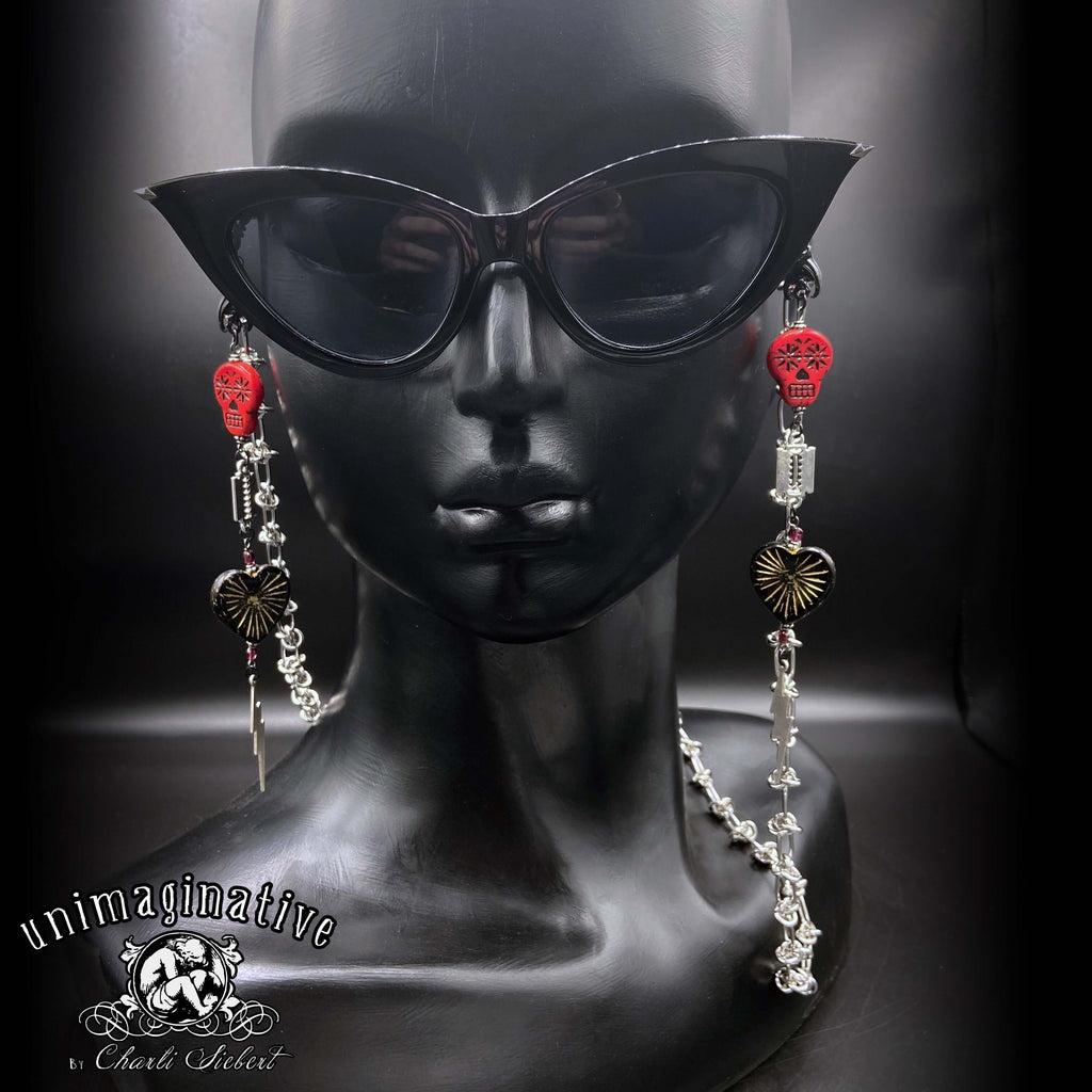 Chaîne de lunettes Black Heart of Gold