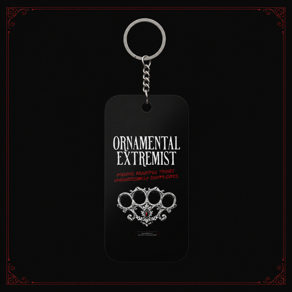 Ornamental Extremist Keychain Charm