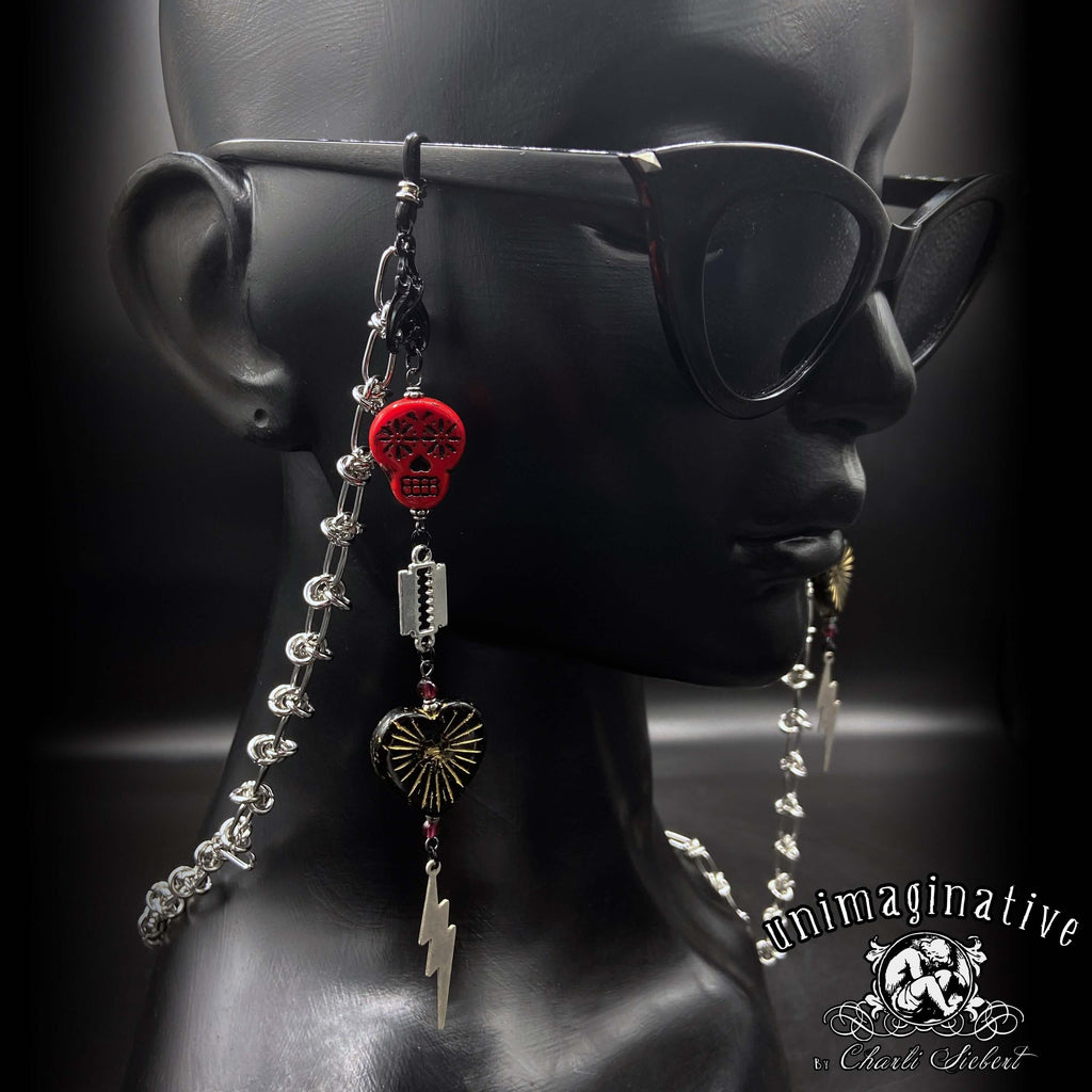Chaîne de lunettes Black Heart of Gold