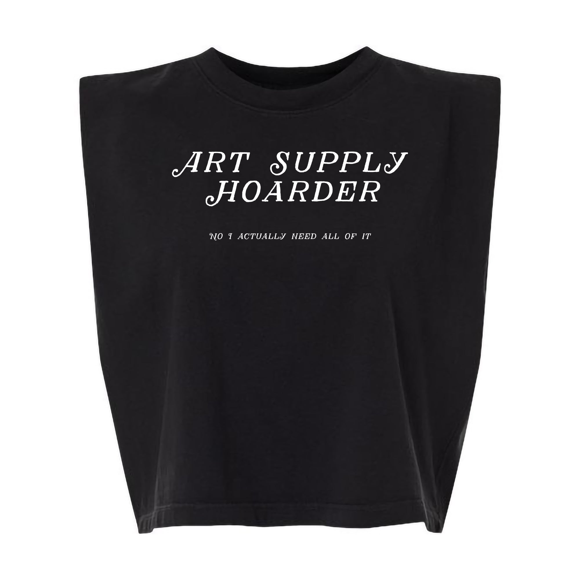 Art Supply Hoarder muscle tee, featured product image