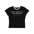 Art Supply Hoarder women's ringer tee, featured product image
