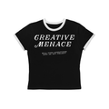 Creative Menace women's ringer tee, featured product image