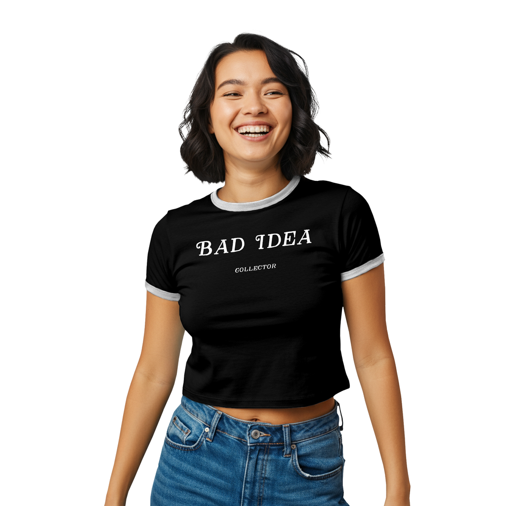"Bad Idea Collector" Ringer Tee