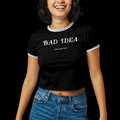 Bad Idea Collector Vol. 1 women's ringer tee, featured product image