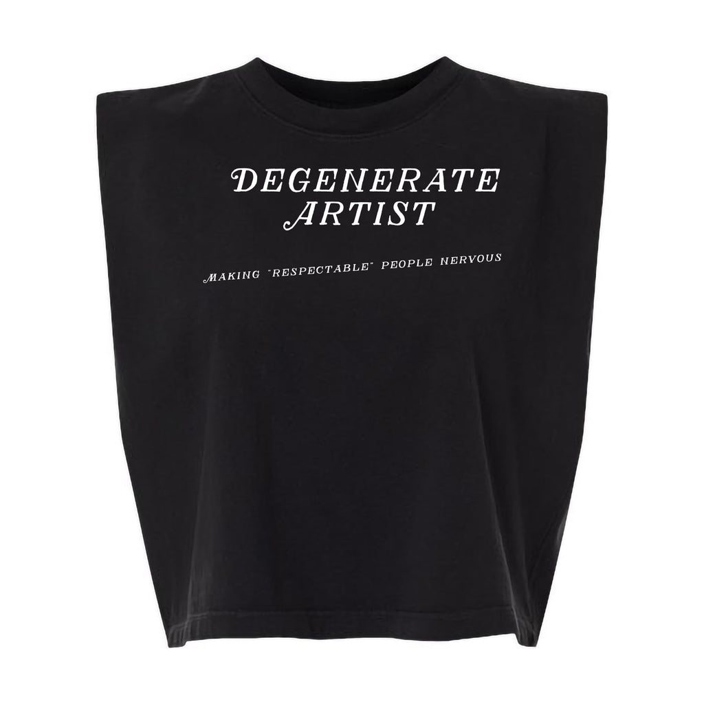 "Degenerate Artist" Muscle Tee