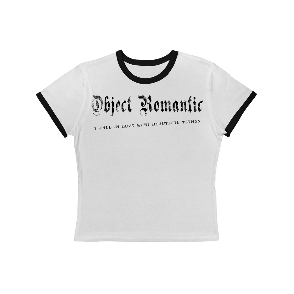 "Object Romantic" Ringer Tee — "I Fall in Love With Beautiful Things"