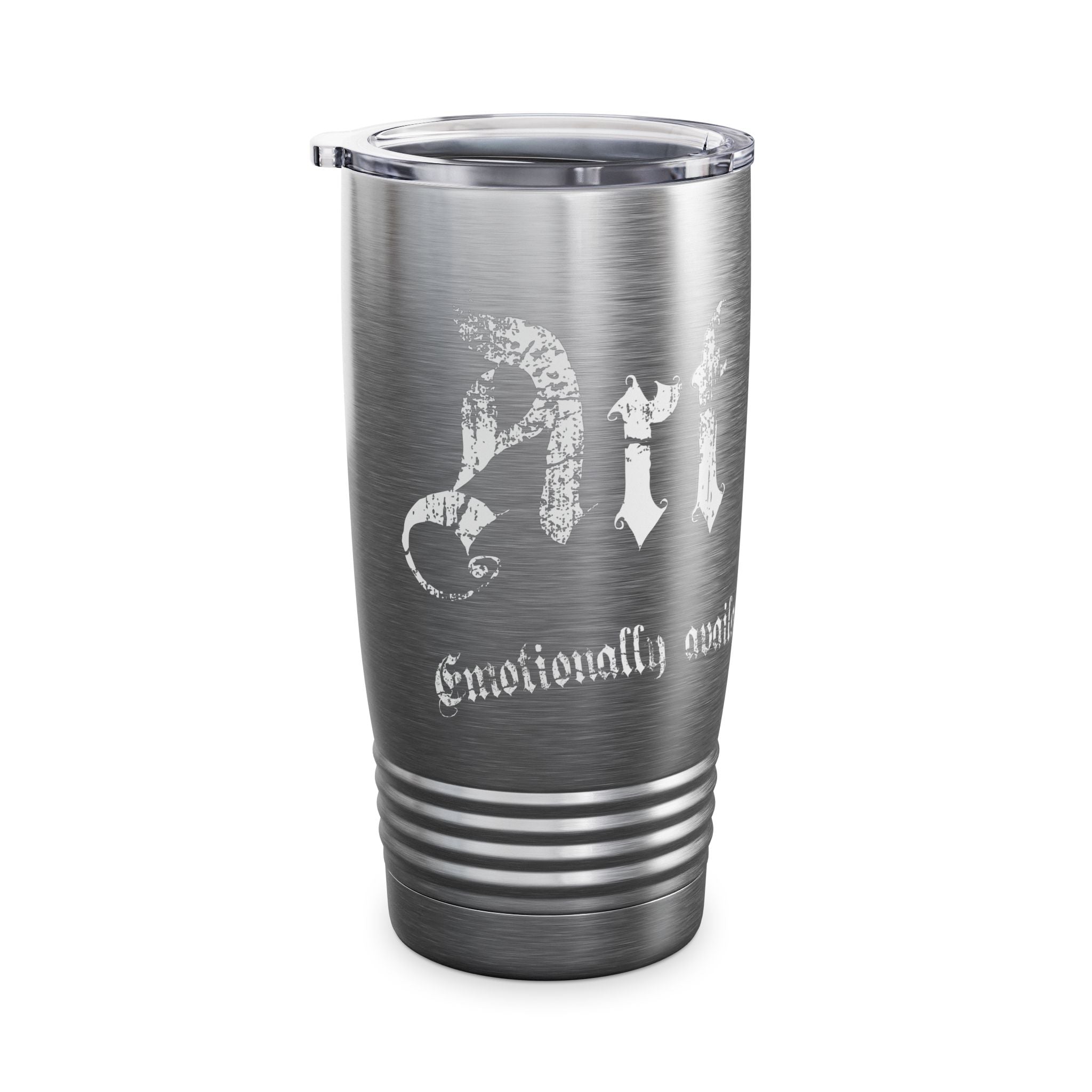 Ringneck 20oz Stainless Tumbler — "Art Slut" Distressed Script