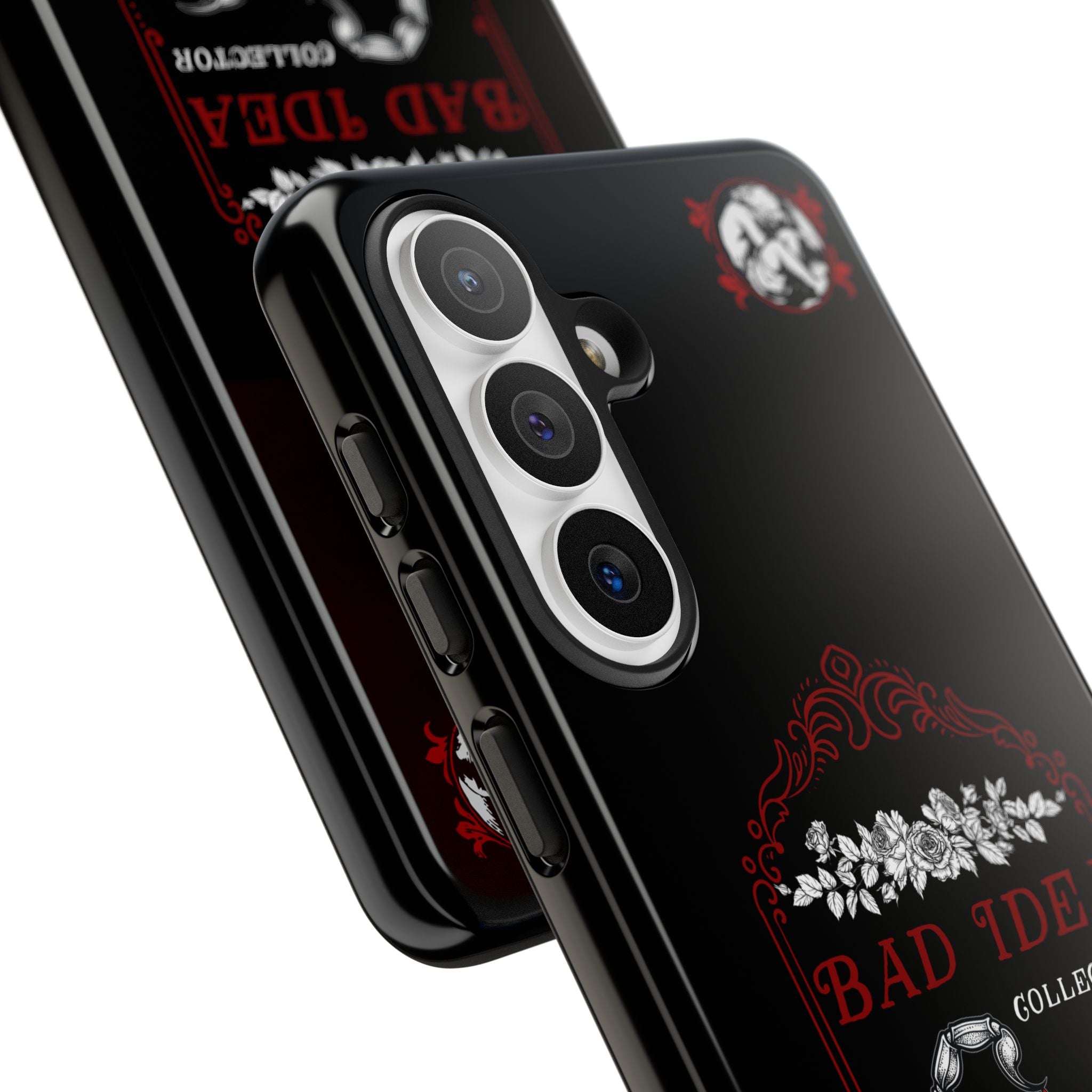 Phone Case — "Bad Idea Collector" Skeleton Heart Protective Case