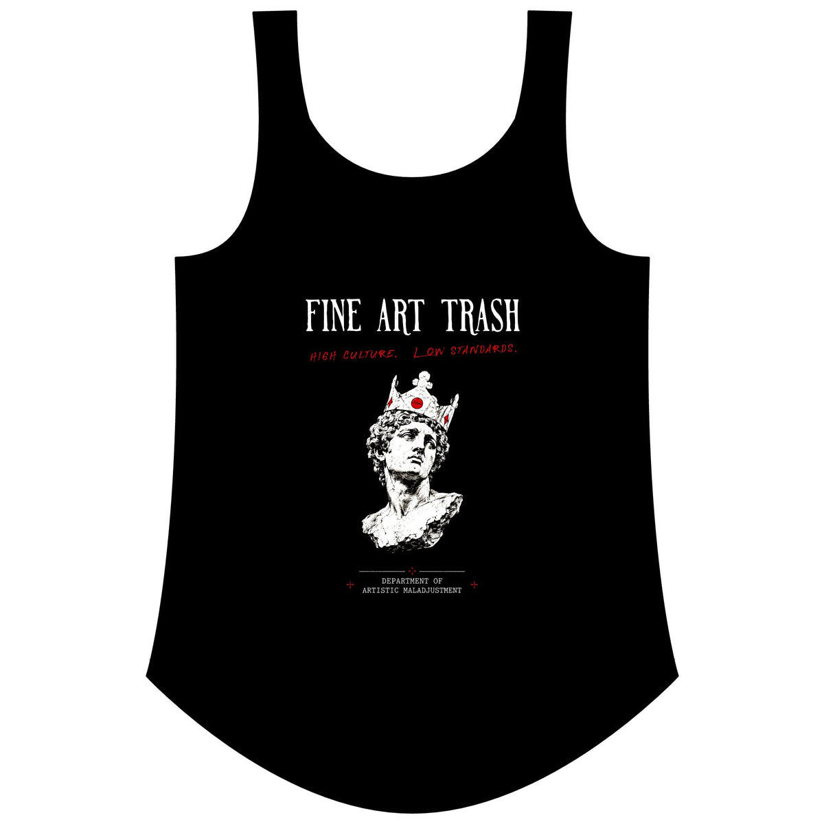 Fine Art Trash Women's Festival Tank