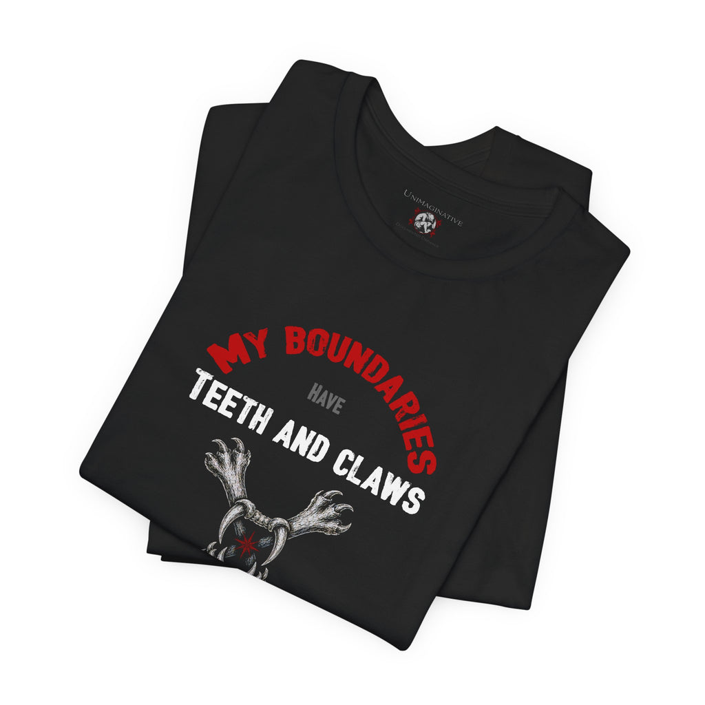 “Boundaries” Unisex Jersey Short Sleeve Tee