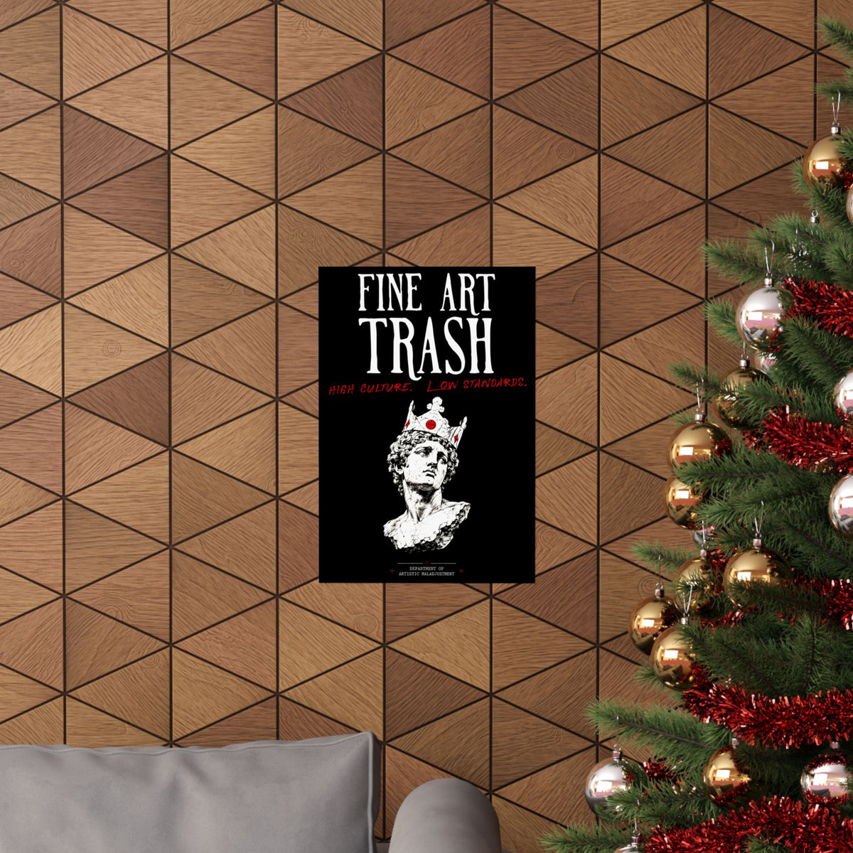 Fine Art Trash 13×19 matte poster from Unimaginative
