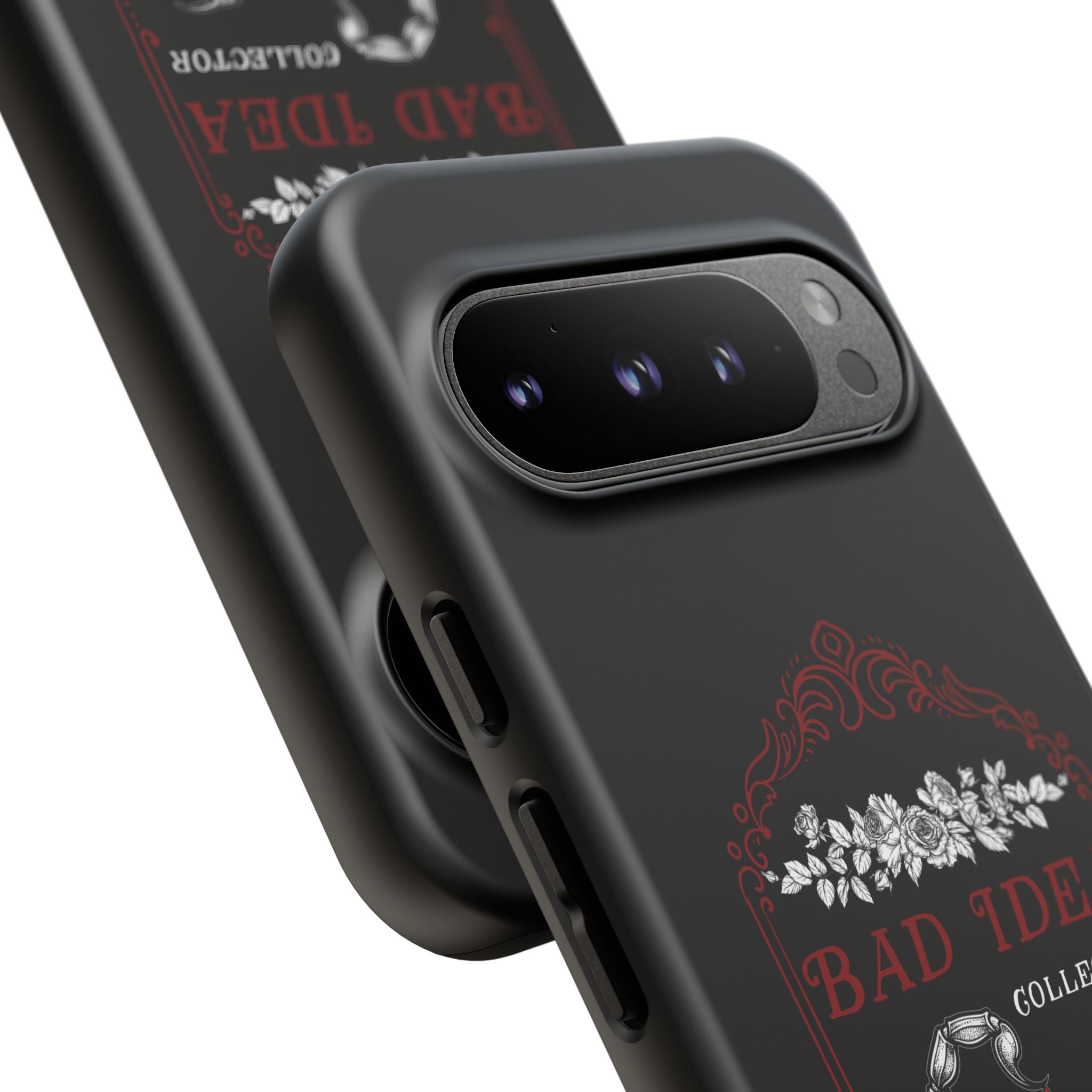 Phone Case — "Bad Idea Collector" Skeleton Heart Protective Case