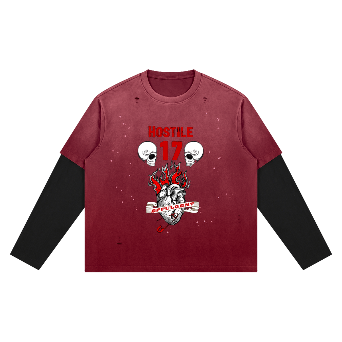 Additional product image of Unimaginative Spike Effulgent vintage-wash long-sleeve tee