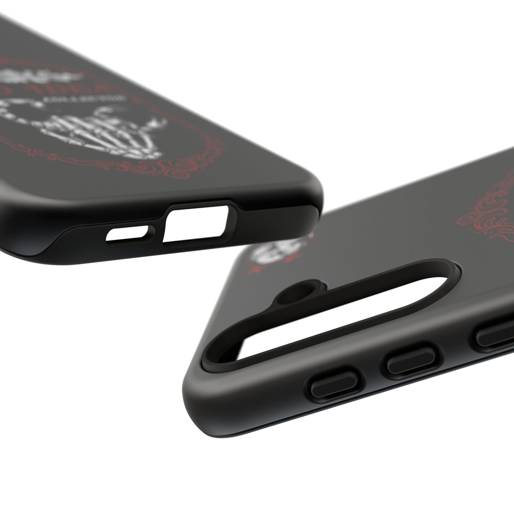 Phone Case — "Bad Idea Collector" Skeleton Heart Protective Case