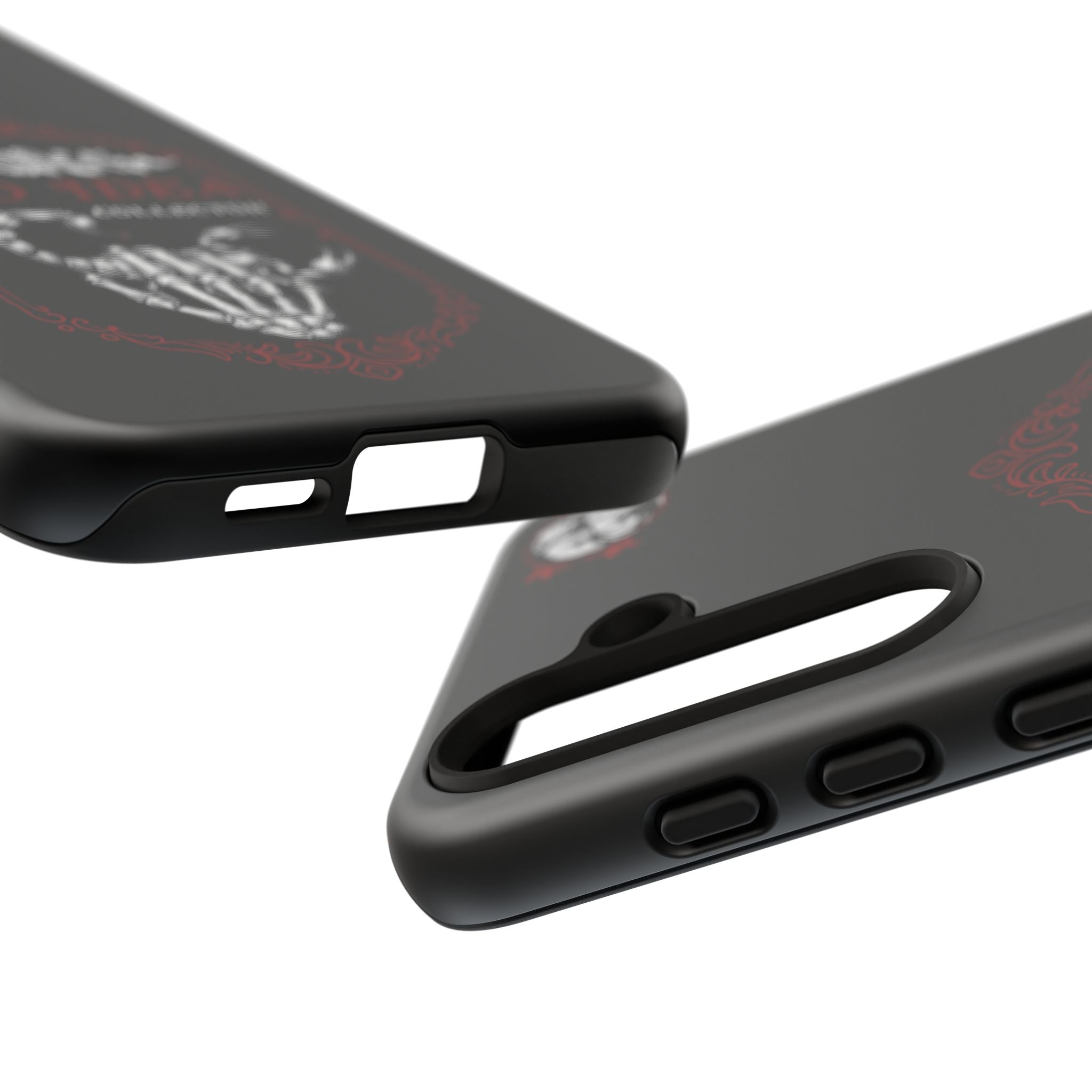 Phone Case — "Bad Idea Collector" Skeleton Heart Protective Case