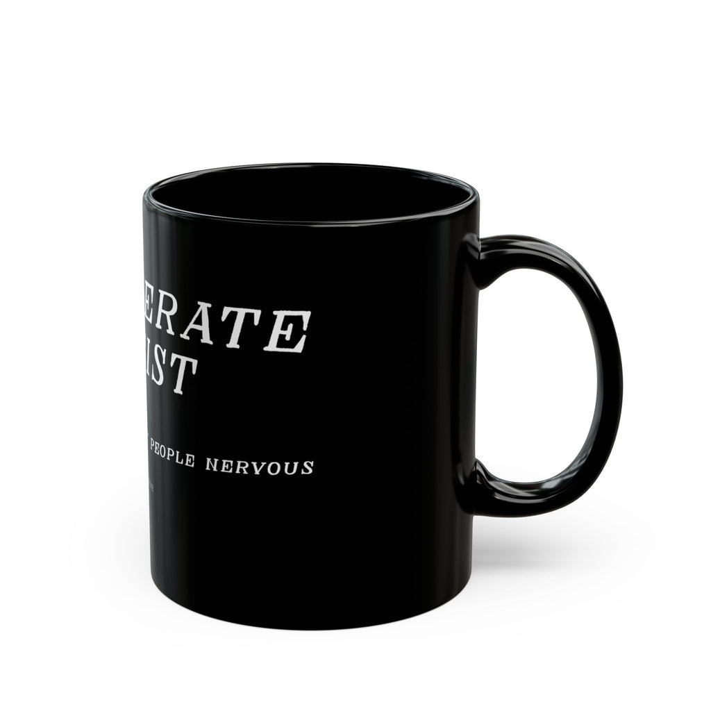 "Degenerate Artist" Black Coffee Mug — Artist Gift