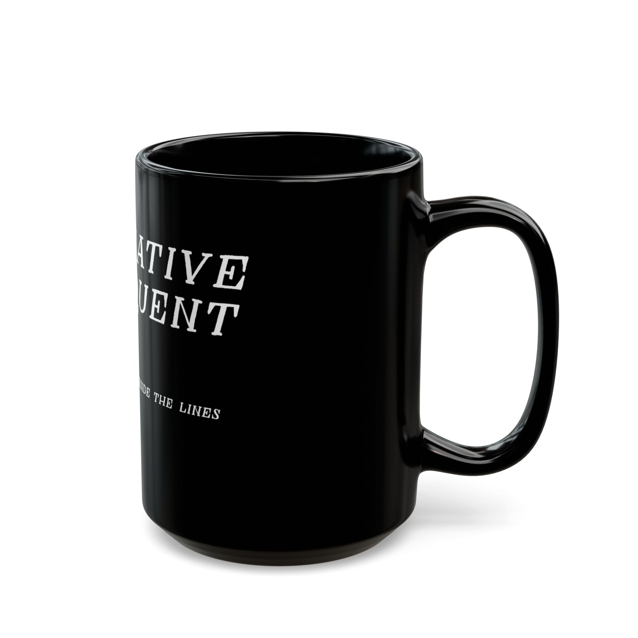 "Imaginative Delinquent" Black Mug