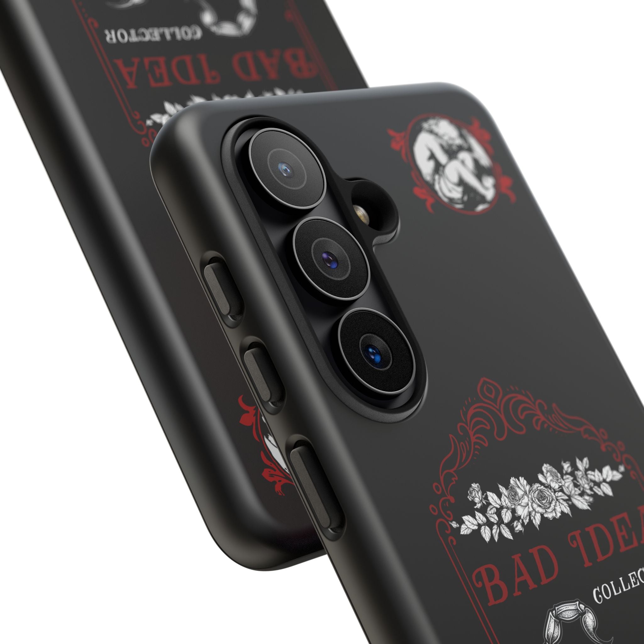 Phone Case — "Bad Idea Collector" Skeleton Heart Protective Case