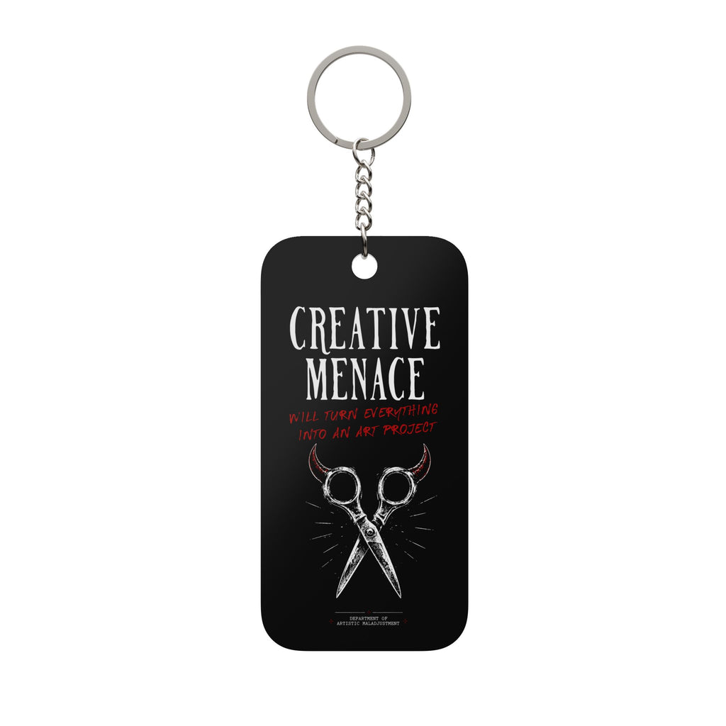 Creative Menace acrylic keychain charm from Unimaginative
