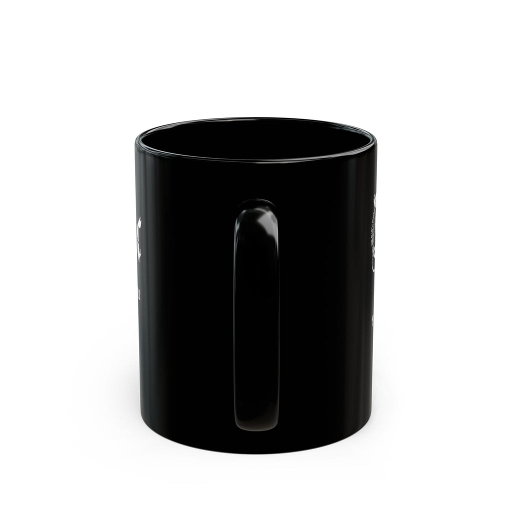 "Object Romantic" Black Coffee Mug
