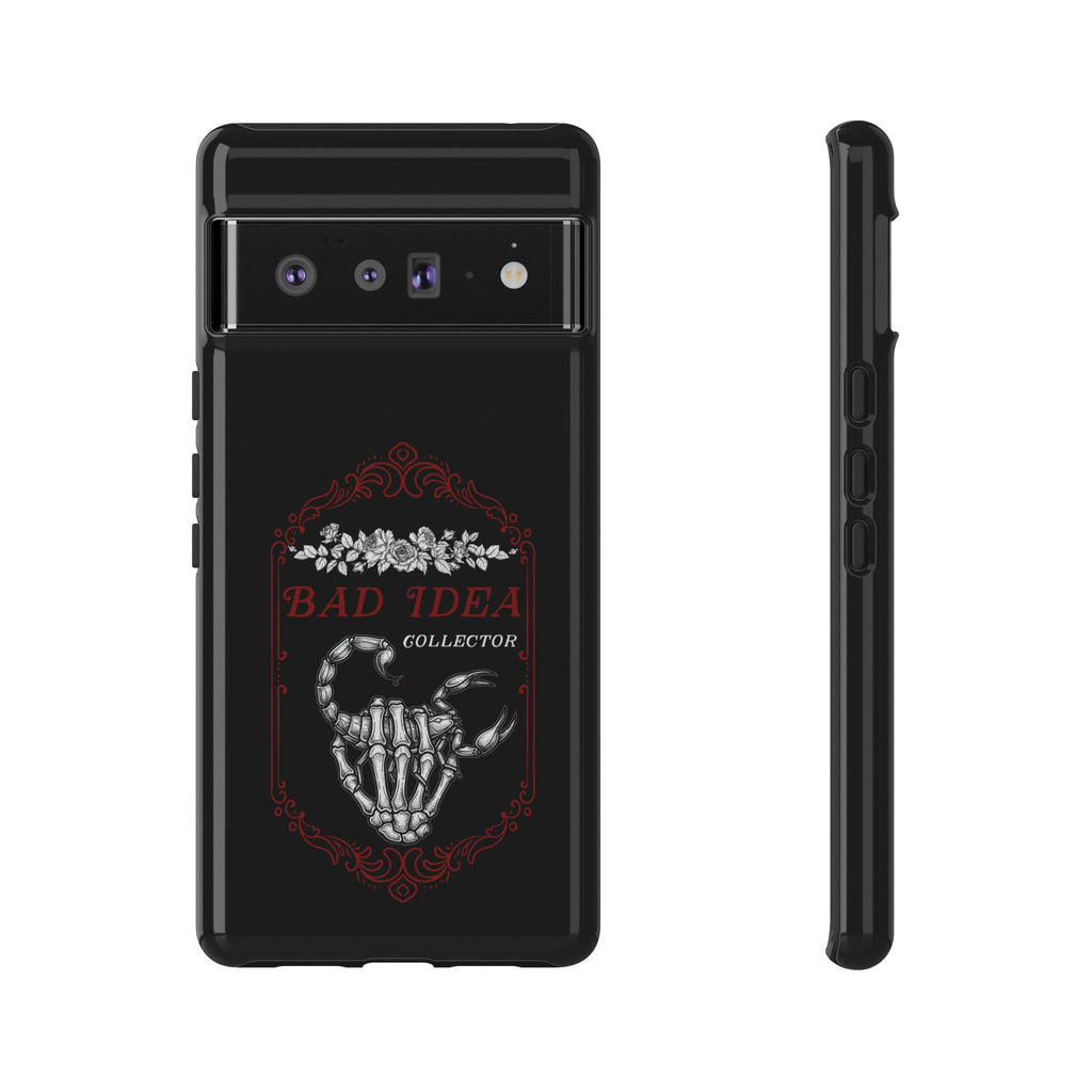 Phone Case — "Bad Idea Collector" Skeleton Heart Protective Case