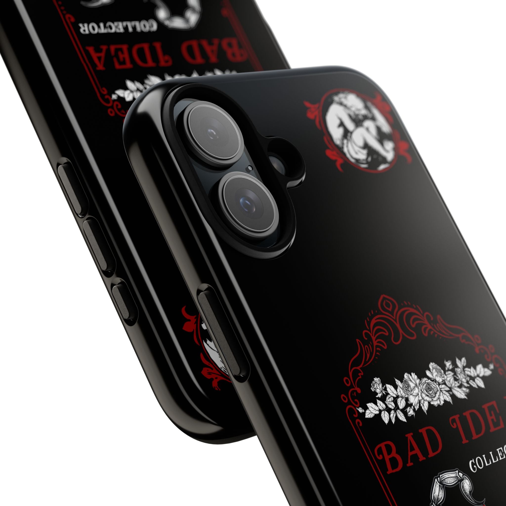 Phone Case — "Bad Idea Collector" Skeleton Heart Protective Case