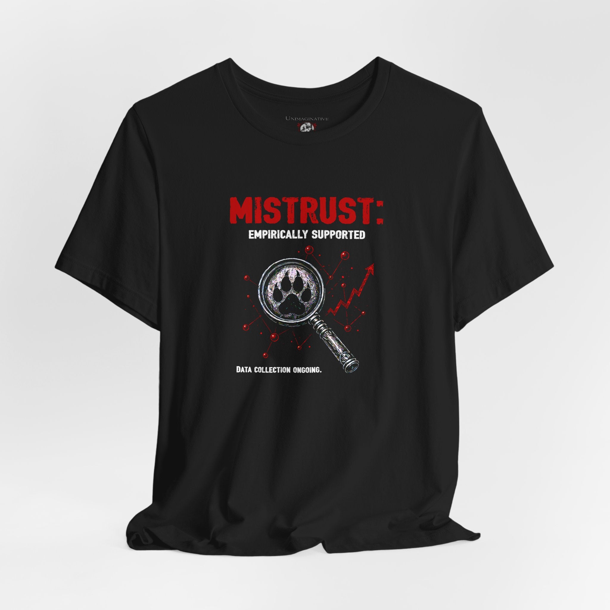 “Mistrust” Unisex Jersey Short Sleeve Tee