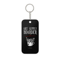 Art Supply Hoarder acrylic keychain charm from Unimaginative