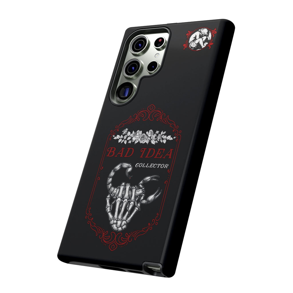 Phone Case — "Bad Idea Collector" Skeleton Heart Protective Case