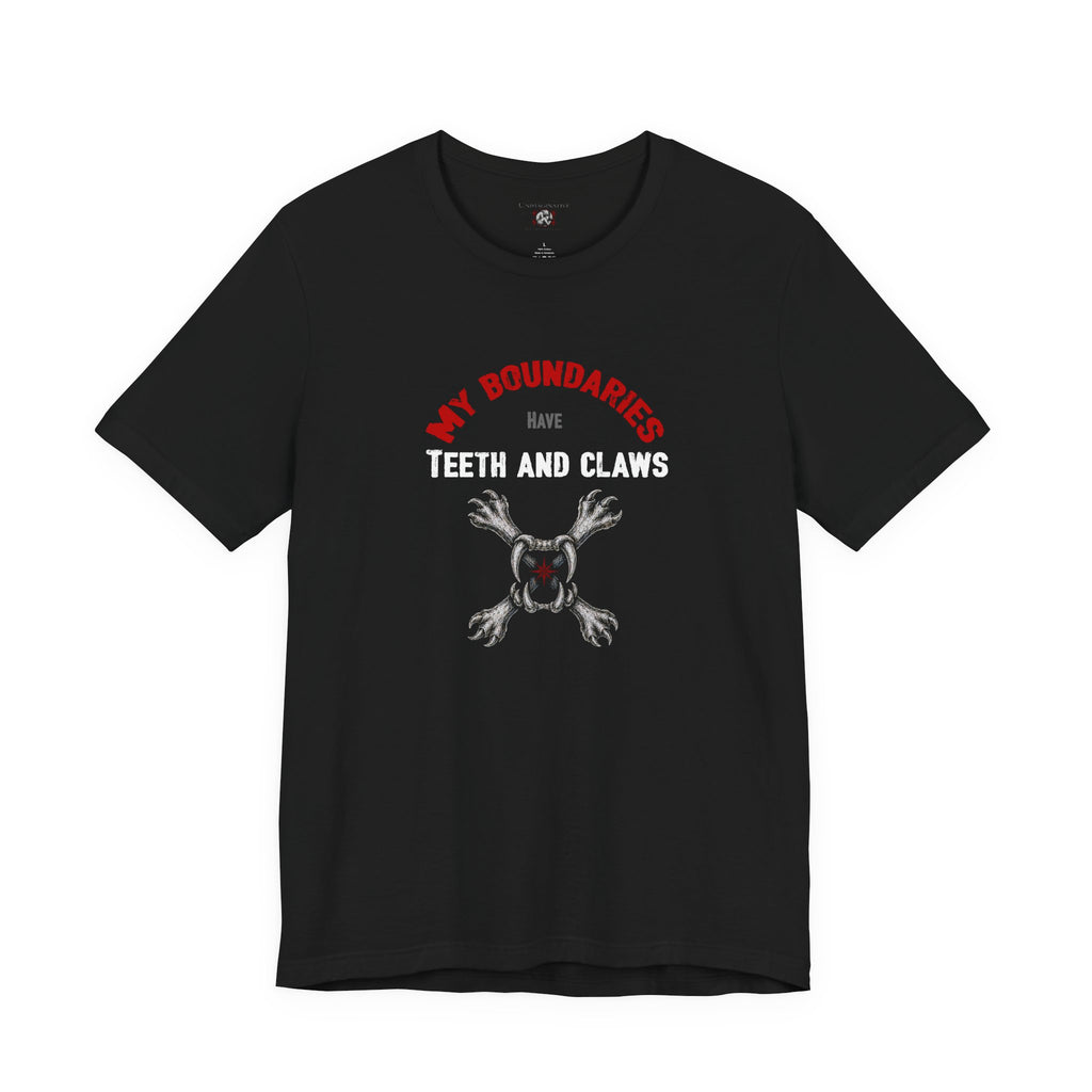 “Boundaries” Unisex Jersey Short Sleeve Tee