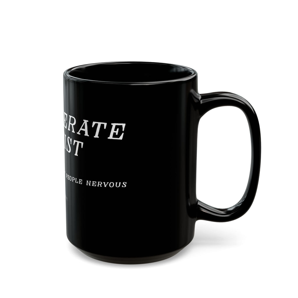 "Degenerate Artist" Black Coffee Mug — Artist Gift