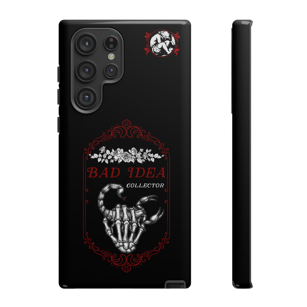 Phone Case — "Bad Idea Collector" Skeleton Heart Protective Case